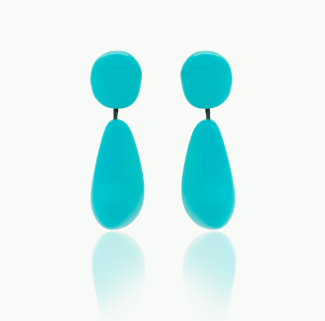 BOUCLES D'OREILLES CLAVE TURQUOISE