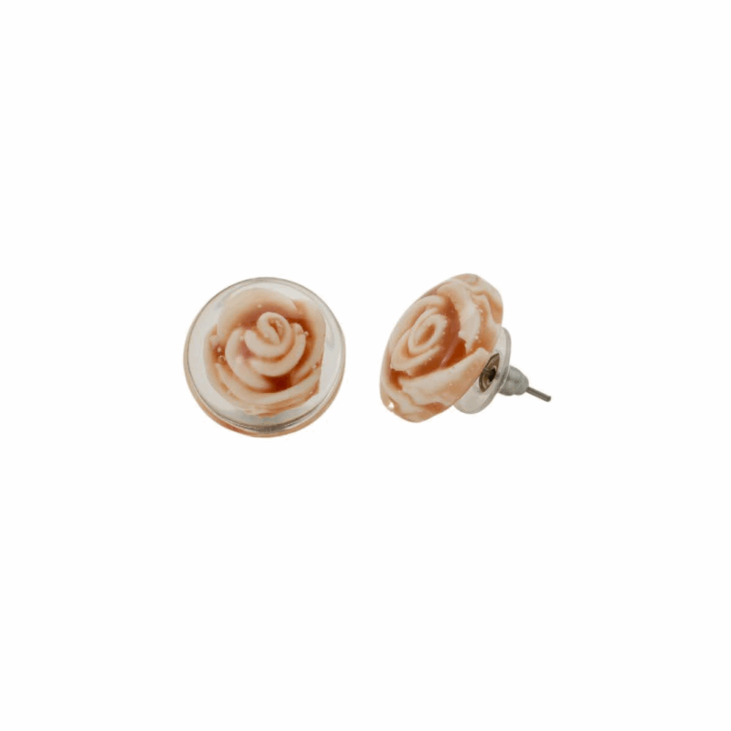 BOUCLES D'OREILLES KALINDA CREME