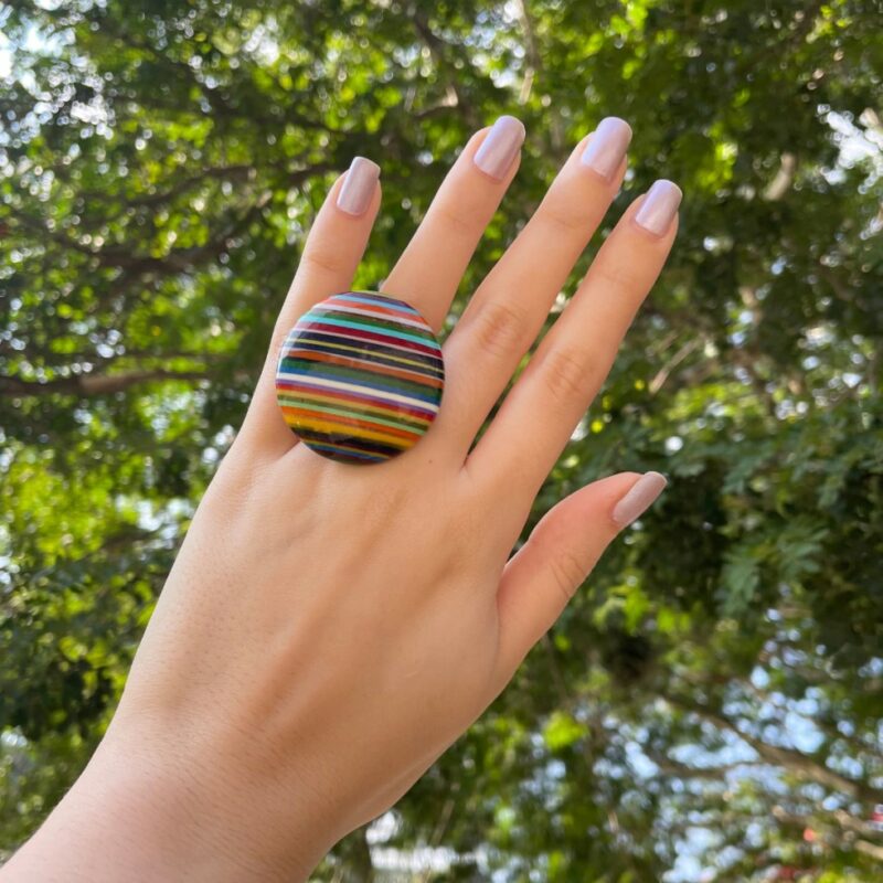 BAGUE BEAD POP ART