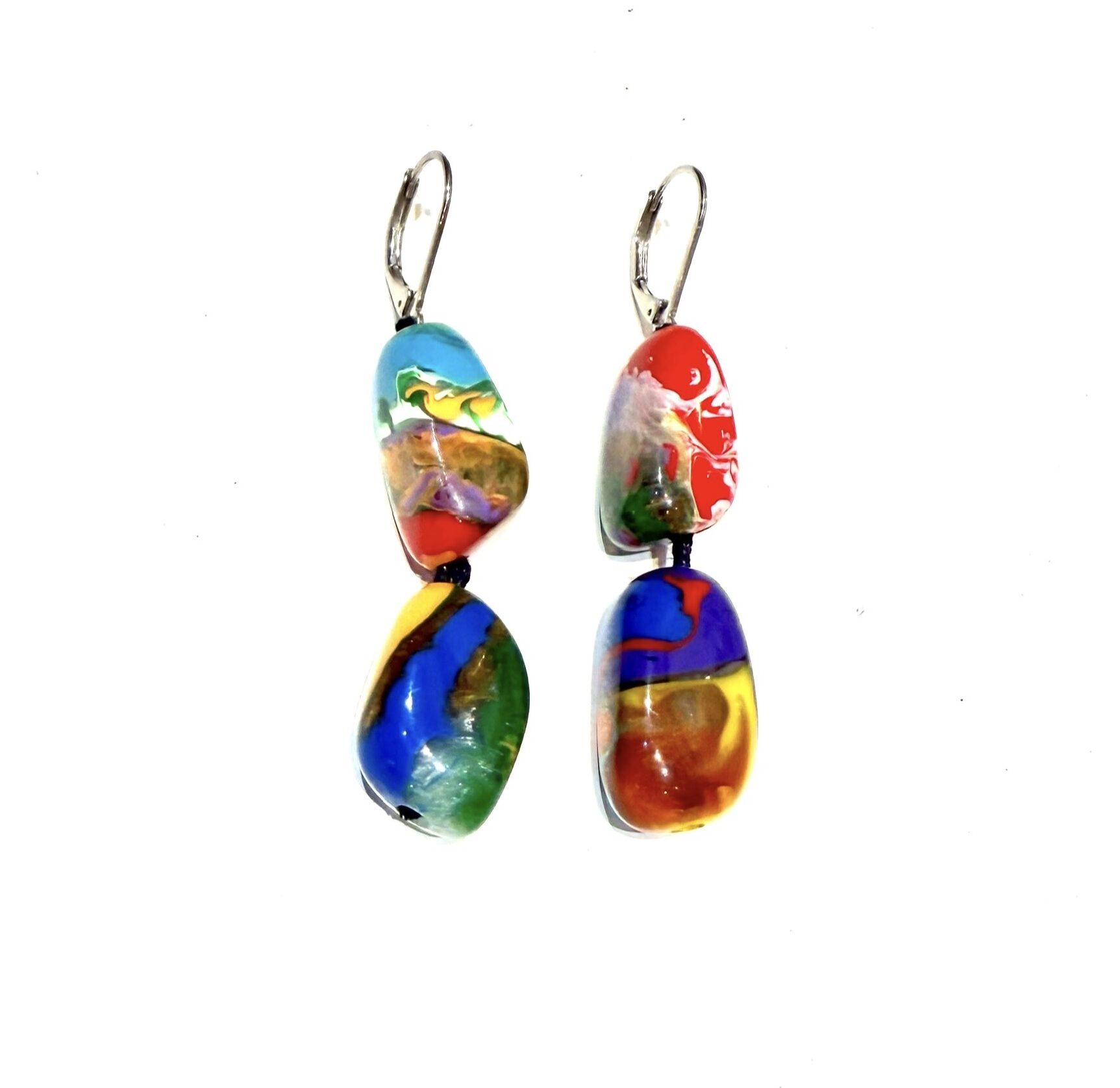 BOUCLES D'OREILLES 2 WAVES POLLOCK