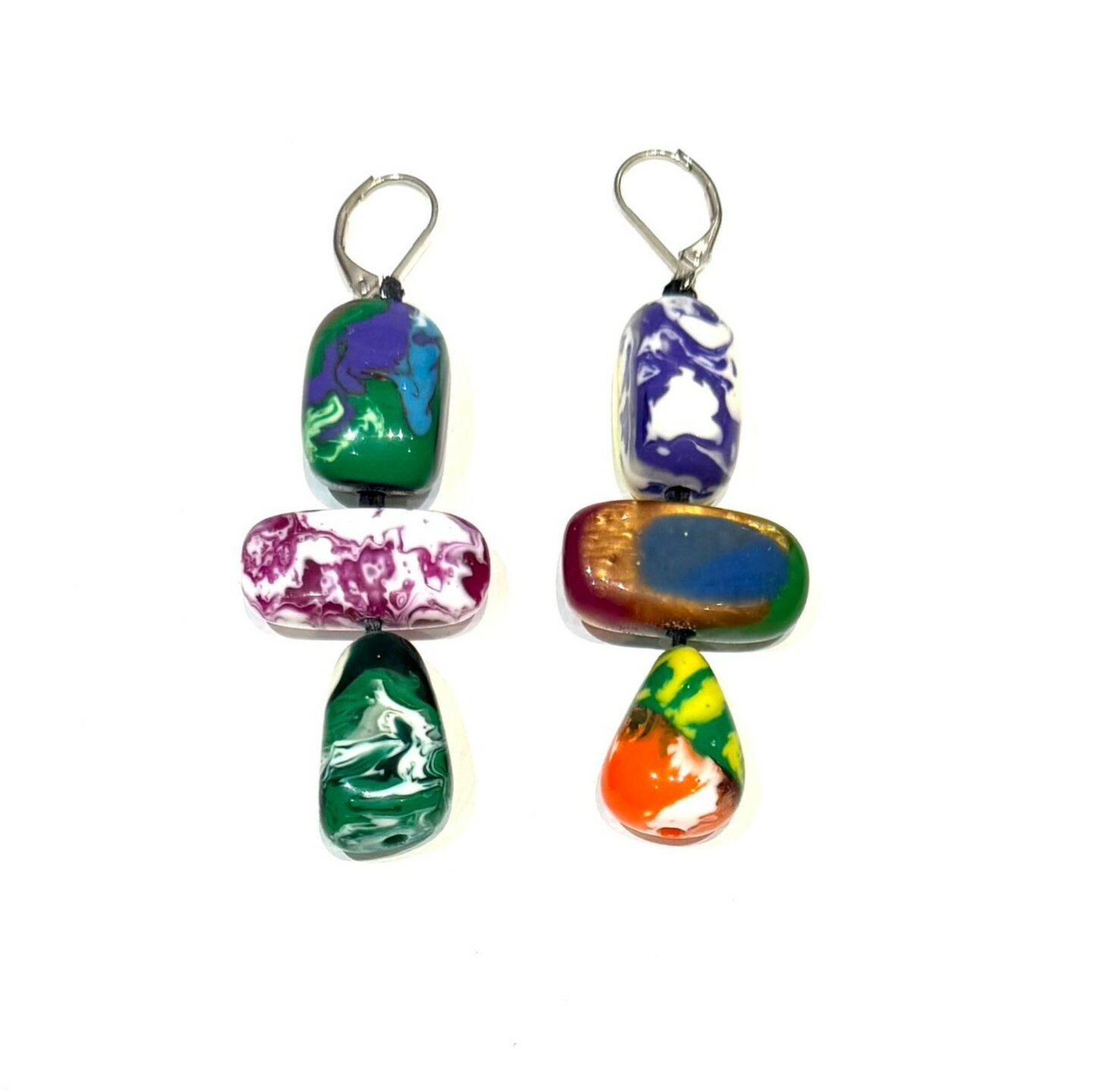 BOUCLES D'OREILLES 3 WAVES POLLOCK