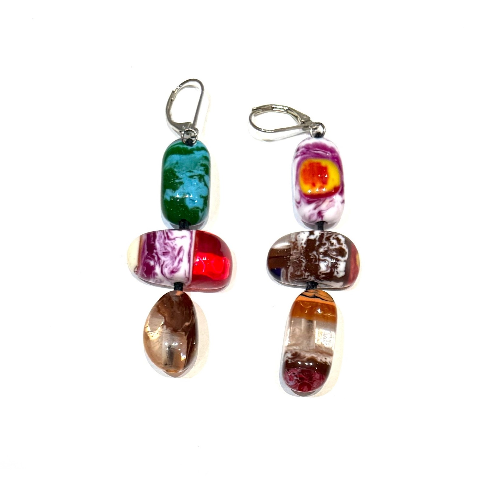 BOUCLES D'OREILLES 3 WAVES POLLOCK